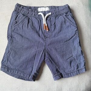 Zara Kids Navy Shorts with Drawstring